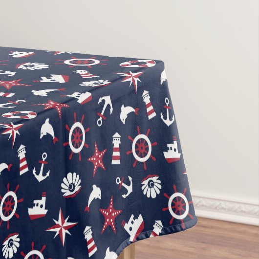 Nautisch Zee Patroon Tafelkleed (Voorbeeld)