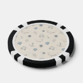 Nautisch Zee Pokerchips (Enkel)