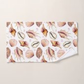 Nautisch Zee Shell Pattern Bad Handdoek (Handdoek)