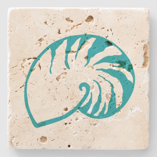 Nautisch Zee Shell Stone Drink Onderzetter Gift (Voorkant)