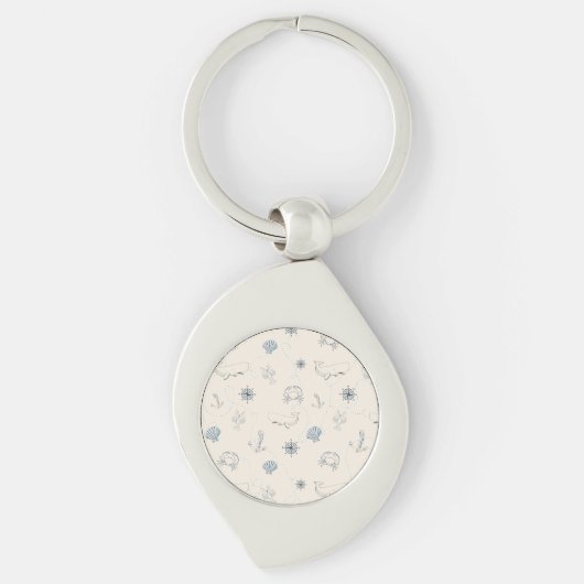 Nautisch Zee Sleutelhanger (Voorkant)