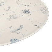 Nautisch Zee Snijplank (Hoek)