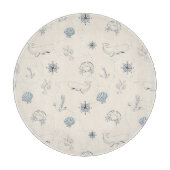 Nautisch Zee Snijplank (Voorkant)