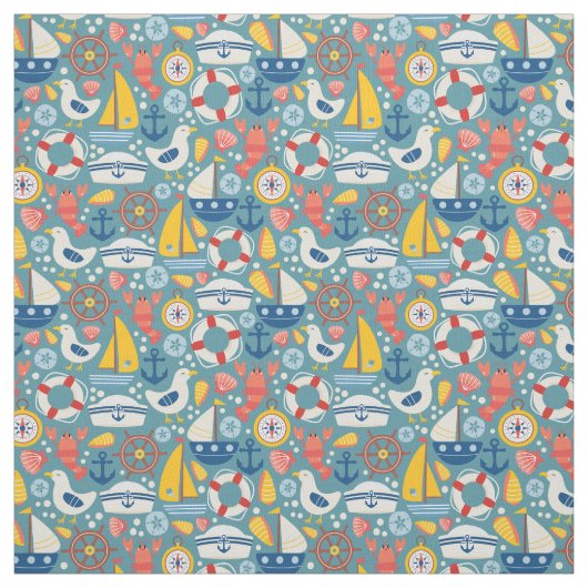  nautisch Zee Stof (Swatch)