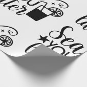 Nautisch Zee u later thema Cadeaupapier (Hoek)