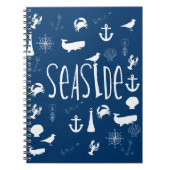 Nautisch zeeoppervlak notitieboek (Voorkant)