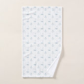 Nautisch zeilbootanker kust badhanddoekenset bad handdoek (Handdoek)