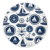 Nautische Aangepaste Keramische knop (Voorkant)