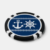 Nautische aangepaste poker chips (Enkel)