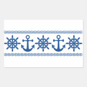 Nautische aangepaste stickers (Voorkant)