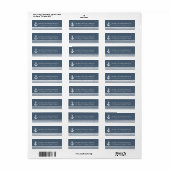 Nautische adreslabels etiket (Full Sheet)