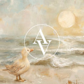 Nautische Albatross Schilderen  Sunny Beach Poster