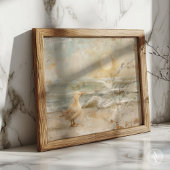 Nautische Albatross Schilderen  Sunny Beach Poster