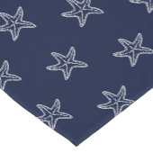 Nautische Amerikaanse vlag Rode Blauwe Starvis Korte Tafelloper (Hoek)