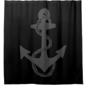 nautische ANCHOR + touw | Douchegordijn (Voorkant)