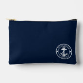 Nautische Anker Bootnaam Moderne Kustdouane Etui (Voorkant)