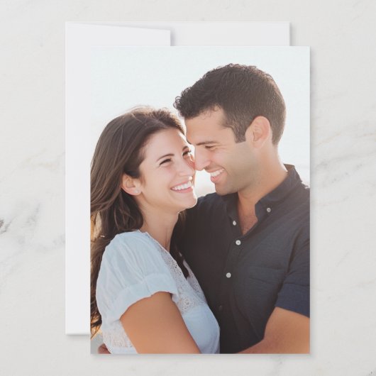 Nautische Anker Bruiloft Bewaar de Datum Save The Date (Achterkant)