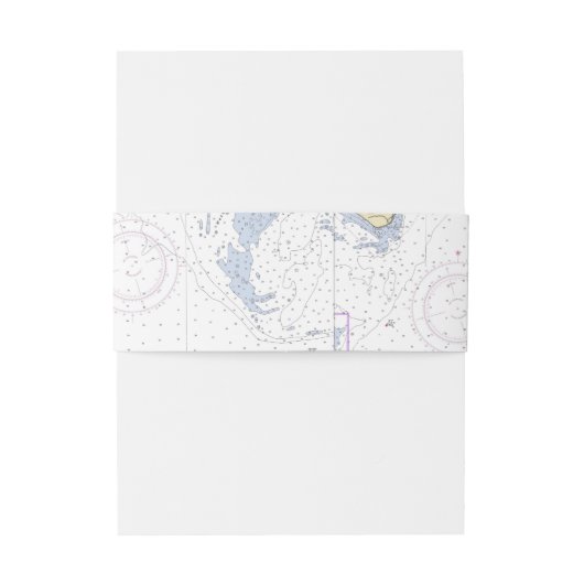 nautische anker bruiloft | Martha's Vineyard Uitnodigingen Wikkel (Achterkant Voorbeeld)