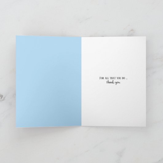 nautische anker en bloembouquet kaart (Binnen)