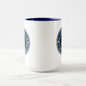 Nautische Anker Kapitein Boot of Naam Groot 2 Opzi Mok (Midden)