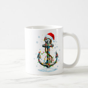 Nautische Anker Kerstverlichting Zeilen Zeiler Koffiemok