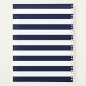 Nautische Anker Marine Blauwe Bootnaam 2024 Planner (Achterkant)