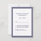 Nautische Anker Navy Diag Stripe 2V RSVP (Achterkant)