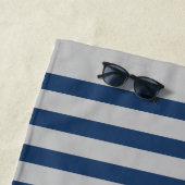 Nautische Anker Oars Paddles Boot of Kapitein Naam Strandlaken (In situ)