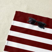 Nautische Anker Paddles Oars Kapitein Naam of Boot Strandlaken (In situ)