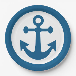 Nautische Anker papieren borden Bordje