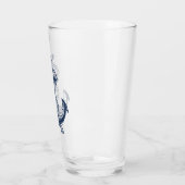 Nautische Anker Pint Glas (Links)