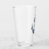 Nautische Anker Pint Glas (Rechts)