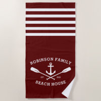 nautische anker riemen familienaam Lake Beach Hous