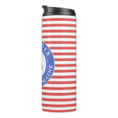 Nautische Anker Rode Gepersonaliseerde Thermische  Thermosbeker (Geroteerd rechts)