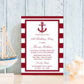 Nautische anker rode stropen, strand van afgelopen kaart