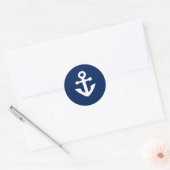 Nautische anker sticker enveloppe verzegeling (Envelop)