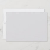 Nautische Anker Touw Classic RSVP Wedding Response (Achterkant)