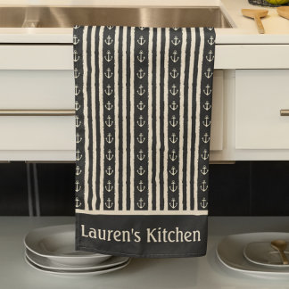 Nautische Anker Visser Varen Theedoek