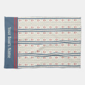 Nautische Anker Visser Varen Theedoek (Horizontaal)