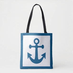 Nautische anker zakken tote bag