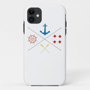 Nautische Anker Zeilboot IPHONE 5 Hoesje