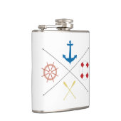 Nautische Anker Zeilboot Whiskey Flask Heupfles (Rechts)