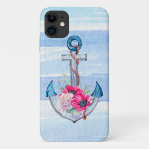 nautische ankerbouquet Case-Mate iPhone case