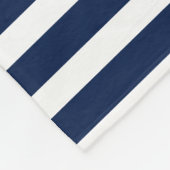 Nautische ankernaam fleece deken (Hoek)