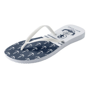 Nautische ankernaam teenslippers