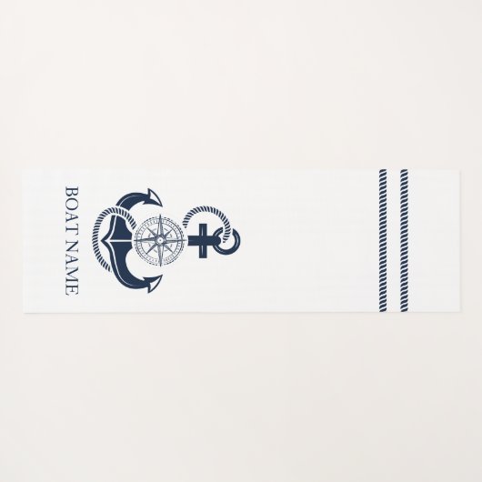 Nautische ankernaam yogamat (Achterkant (horizontaal))