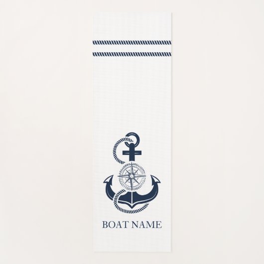 Nautische ankernaam yogamat (Voorkant)