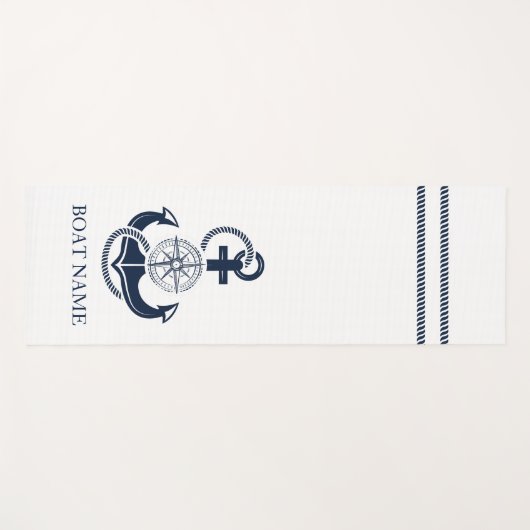 Nautische ankernaam yogamat (Voorkant (horizontaal))