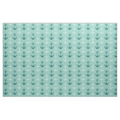 Nautische ankers Aqua Fabric Stof (Yard (91,4 cm))