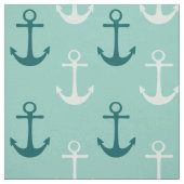 Nautische ankers Aqua Fabric Stof (Swatch)